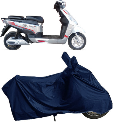 DIGGU Two Wheeler Cover for Hero(Electric NYX HS500 ER BS6, Blue)
