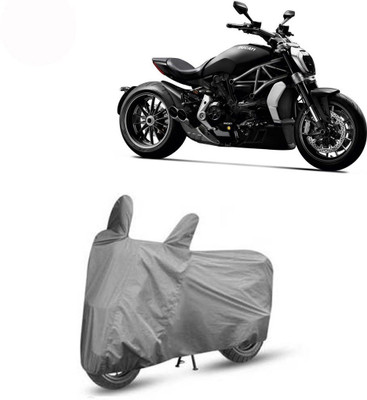 DeepShakshi AUTOMOTIVE Waterproof Two Wheeler Cover for Ducati(XDiavel, Grey)