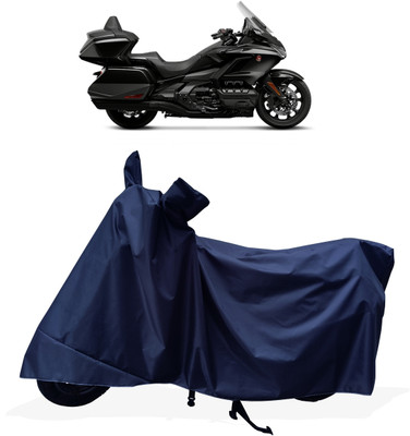 Tricway Two Wheeler Cover for Honda(Gold Wing, Blue)