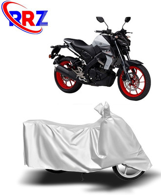 RRZ Waterproof Two Wheeler Cover for Yamaha(MT 15, White)