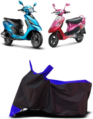 VESMEI Two Wheeler Cover for TVS(Scooty Pep Plus BS6, Blue)