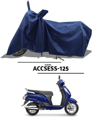 DeepShakshi AUTOMOTIVE Waterproof Two Wheeler Cover for Suzuki(Access, Blue)