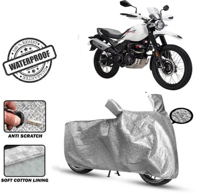 Autoinnovation Waterproof Two Wheeler Cover for Hero(Xpulse 200T, Silver)