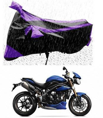 MWBB Waterproof Two Wheeler Cover for Triumph(Speed Triple, Black)