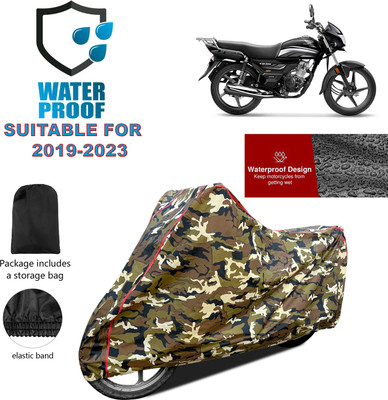 PAGORA Waterproof Two Wheeler Cover for Hero(CD 110 Dream, Yellow)