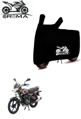 AutoRash Waterproof Two Wheeler Cover for Bajaj(Platina 125, Black)