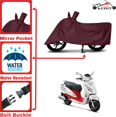 AASHTIK MART Two Wheeler Cover for Hero(MotoCorp Destini 125, Maroon)