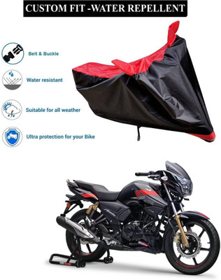 CODOKI Waterproof Two Wheeler Cover for TVS(Apache RTR 180, Red)