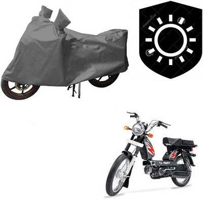 MMSSTAR Waterproof Two Wheeler Cover for TVS(Heavy Duty Super XL, Grey)