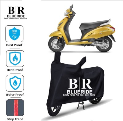 BLUERIDE Two Wheeler Cover for Honda(Activa 5G, Black)