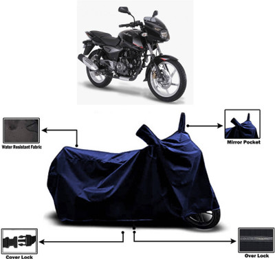 KEDIT Two Wheeler Cover for Bajaj(Pulsar 180 BS6, Blue)