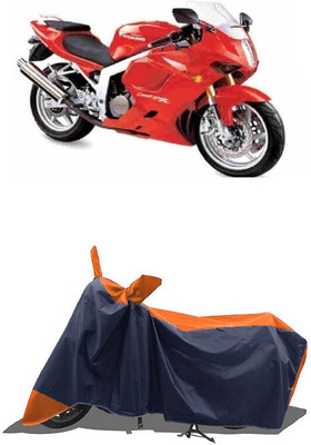 SUGASHRI Waterproof Two Wheeler Cover for Hyosung(Comet, Orange, Blue)