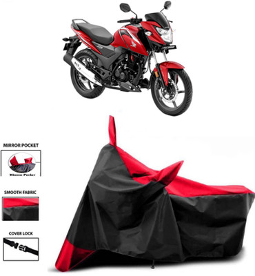 Mdstar Waterproof Two Wheeler Cover for Honda(Red, Black)