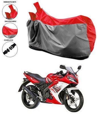 DeepShakshi AUTOMOTIVE Waterproof Two Wheeler Cover for Yamaha(R15 s, Red)