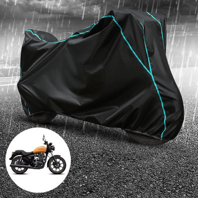 CODOKI Waterproof Two Wheeler Cover for Royal Enfield(Thunderbird 350, Black)