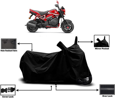 Amexride Two Wheeler Cover for Honda(Navi, Black)