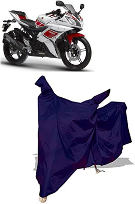 Amexride Two Wheeler Cover for Yamaha(YZF-R15 V2, Blue)