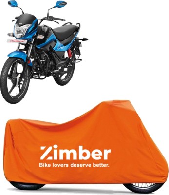 ZIMBER Two Wheeler Cover for Hero(Splendor I Smart, Orange)