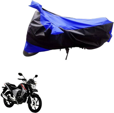 MMSSTAR Waterproof Two Wheeler Cover for Honda(Dazzler, Black, Blue)