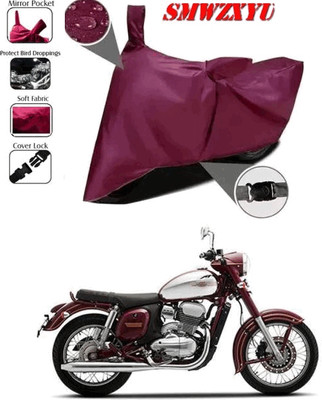 smwzxyu Waterproof Two Wheeler Cover for JAWA(BS6, Maroon)