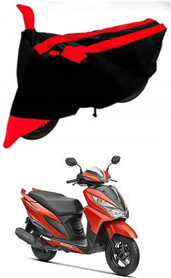 DeepShakshi AUTOMOTIVE Waterproof Two Wheeler Cover for Honda(Grazia, Red, Black)
