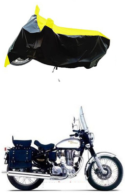 VESMEI Two Wheeler Cover for Royal Enfield(Machismo 350, Yellow)