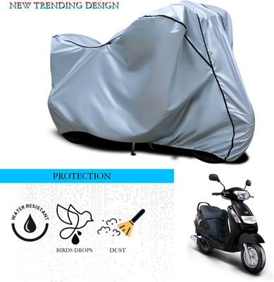 SnehaSales Waterproof Two Wheeler Cover for Mahindra(Duro DZ, Silver)