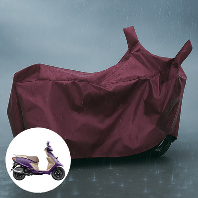 PAGORA Waterproof Two Wheeler Cover for TVS(Scooty Zest, Maroon)