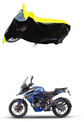 VESMEI Two Wheeler Cover for Bajaj(Pulsar NS 200, Yellow)