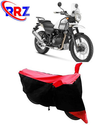 RRZ Waterproof Two Wheeler Cover for Royal Enfield(Himalayan, Black, Red)