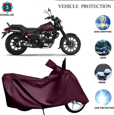 sowelar Waterproof Two Wheeler Cover for Bajaj(Avenger 160 Street, Maroon)