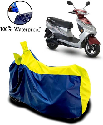 APNEK Waterproof Two Wheeler Cover for Okinawa(Ridge, Yellow, Blue)