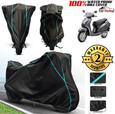 Car Styling Waterproof Two Wheeler Cover for Honda(Activa, Black)