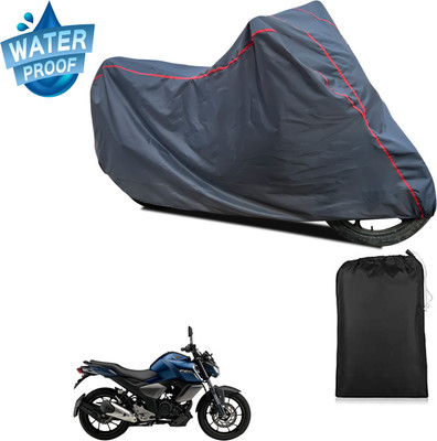GOSHIV-car and bike accessories Waterproof Two Wheeler Cover for Yamaha(FZ-Fi Version 3.0, Grey)