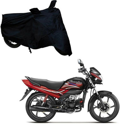 MADAFIYA Waterproof Two Wheeler Cover for Hero(Passion Pro, Black)