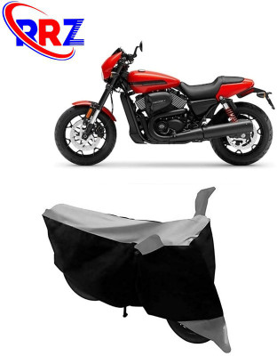RRZ Waterproof Two Wheeler Cover for Harley Davidson(Street Rod, Black, Grey)