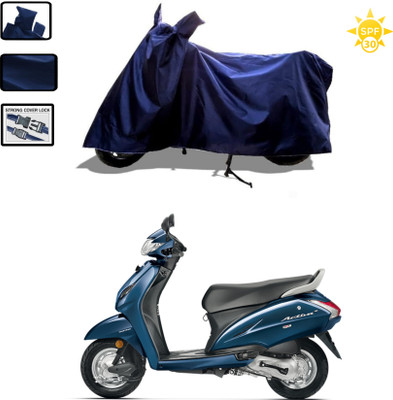 WMIZEXA Waterproof Two Wheeler Cover for Honda(Activa, Blue)