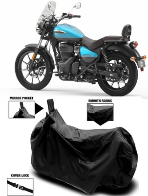 MMSSTAR Waterproof Two Wheeler Cover for Royal Enfield(Meteor, Black)