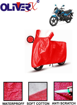 AUTOCAD Waterproof Two Wheeler Cover for Hero(Splendor I Smart, Red)