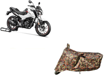 Anlopeproducts Waterproof Two Wheeler Cover for Hero(Motocorp Xtreme 160 R, Red)