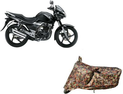Anlopeproducts Waterproof Two Wheeler Cover for Suzuki(GS, Red)