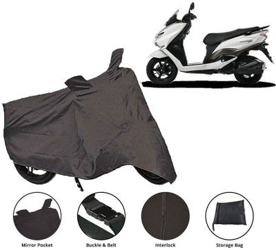 Lakshmina Enterprises Waterproof Two Wheeler Cover for Suzuki(Burgman Street, Grey)