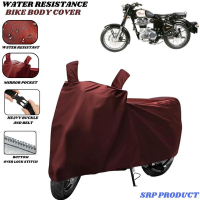 SRP PRODUCT Waterproof Two Wheeler Cover for Royal Enfield(350, Maroon)