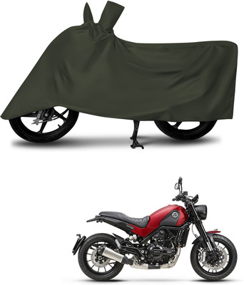 aosis Waterproof Two Wheeler Cover for Benelli(Leoncino, Green)
