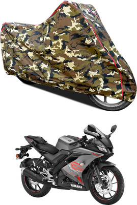 PAGORA Waterproof Two Wheeler Cover for Yamaha(YZF-R15 V3 BS6, Yellow)