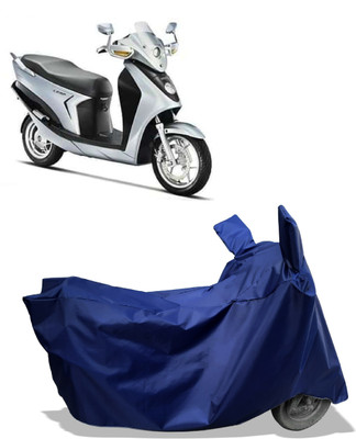 Amexride Two Wheeler Cover for Hero(Leap Hybrid SES, Blue)