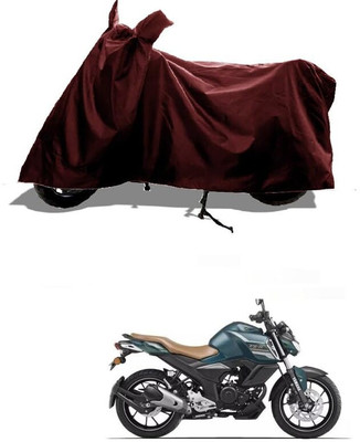 KEDIT Two Wheeler Cover for Yamaha(FZ S V3, Maroon)