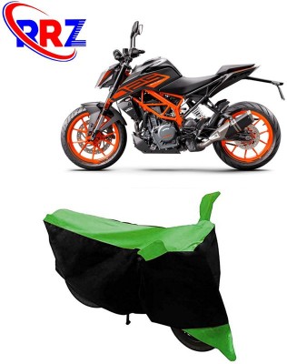 RRZ Waterproof Two Wheeler Cover for KTM(250 Duke, Black, Green)