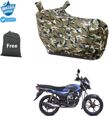 CODOKI Waterproof Two Wheeler Cover for Bajaj(Platina 110, Yellow)