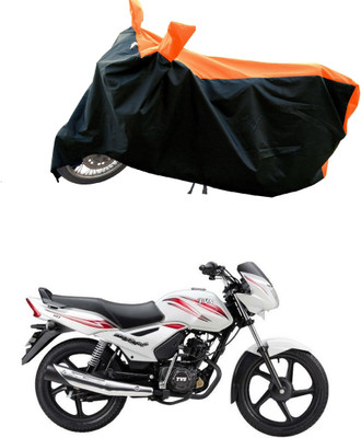 DeepShakshi AUTOMOTIVE Waterproof Two Wheeler Cover for TVS(Star Sport, Orange)